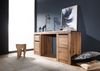 Schreibtisch Wild-/Zerreiche 150x50x75 natur geölt MONTREUX #119 Bild 4
