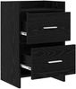 vidaXL Nachttische Schwarze Eiche 40 x 30 x 60 cm Holzwerkstoff 8010965 Bild 3