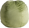 Dekokissen 2er Set SALVIA Samtstoff 33 x 33 cm Olivgrün Ohne Muster Bild 4