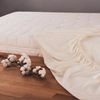 Blumtal® Spannbettlaken 90x200 cm Basics Jersey im 2er Set - Bettlaken 90x200 cm aus 100% Baumwolle - Oeko-TEX zertifiziertes Spannbetttuch 90x200 cm - Matratzenbezug 90x200 cm - Leintuch - Elfenbein Bild 3
