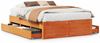 vidaXL Massivholzbett ohne Matratze mit Schubladen Braun 140x190 cm 3308818 Bild 2