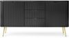 AX LIVING Schubladenschrank Kommode Salvia KSZ168 168 cm breit Schwarz Bild 2