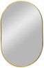 Moderner Spiegel ORLONA gold oval ca. 50x80 cm Metall Bild 2