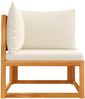 vidaXL Gartensofa-Ecke mit Kissen Holz Akazie & Seil 4008164 Bild 5