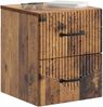 vidaXL Wandmontierter Nachttisch Altholz 34,5 x 33 x 40 cm 898991 Bild 2