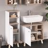 Badmöbel-Set Senyo Weiß 4 Teile, mit Midischrank Vicco Bild 5