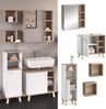 Badmöbel-Set Senyo Weiß 4 Teile, mit Midischrank Vicco Bild 2