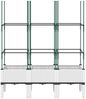 vidaXL Pflanzkübel mit Rankgitter Weiß 120x40x142,5 cm PP 367959 Bild 3