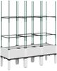 vidaXL Pflanzkübel mit Rankgitter Weiß 120x40x142,5 cm PP 367959 Bild 5