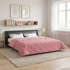 vidaXL Sommerdecke Rosa 220 x 240 cm Mikrofaser und Teddy-Fleece 42026202 Bild 4