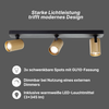 Brilliant AG Leuchten G99203-86 Marty LED Deckenstrahler 3-flammig sand schwarz gold Bild 2