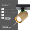Brilliant AG Leuchten G99203-86 Marty LED Deckenstrahler 3-flammig sand schwarz gold Bild 4