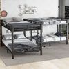 Bett 140x200 cm & 90x200 cm Etagenbett aus Eisen mit Leiter und stabilem Lattenrost Bild 3