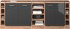 Küchenschrank für Dachschrägen R-Line Anthrazit Hochglanz 210 cm 5er Set Schrankkorpuss 60 cm Tiefe Vicco Bild 5