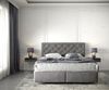 Boxspringbett Dream-Great Mikrofaser Taupe 160x200 cm mit Matratze und Topper Bild 2