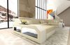 Leder Couch Arezzo - Kunstleder - beige-weiß - Links Bild 3