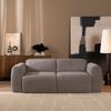 Bronx71 Sofa Maine 2,5 Sitzer Bouclé braun/grau Bild 3
