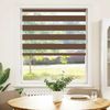 vidaXL Doppelrollo Braun 105x100 cm Stoffbreite 100,9 cm Polyester 4014314 Bild 2