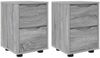 vidaXL Nachttische 2 pcs Graues Sonoma 30,5 x 30 x 43 cm Holzwerkstoff 888810 Bild 2