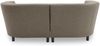 Gartenlounge Sofa 2-Sitzer Brandie 206x77x103 mit Outdoorbezug braun Bild 4