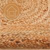 LUXOR living Teppich Mamda 2, Juteteppich, rund, Höhe: 4 mm, Flachgewebe, handgeflochten, Flecht Design, Naturfaser, Boho-Style Bild 4