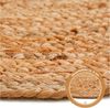 LUXOR living Teppich Mamda 2, Juteteppich, rund, Höhe: 4 mm, Flachgewebe, handgeflochten, Flecht Design, Naturfaser, Boho-Style Bild 3