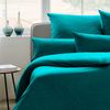Estella Bettwäsche Takoma 6873 050 Petrol Mako Interlock Jersey 200 x 220 + 2x 80 x 80 cm Bild 5