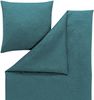 Estella Bettwäsche Takoma 6873 050 Petrol Mako Interlock Jersey 200 x 220 + 2x 80 x 80 cm Bild 2