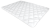 Mister Sandman Topper Matratzenauflage 160×200 cm – Mikrofaser & Hohlfaser, flauschig & waschbar, Weiß Bild 2