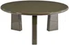 Vente-unique - ZINAPA Couchtisch Holz, Platte Grün - B 90 cm x H 40 cm x L 90 cm Bild 2