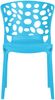Gartenstuhl 6er Set Modern Blau Stühle Küchenstühle Kunststoff Stapelstühle Balkonstuhl Outdoor-Stuhl Bild 5