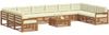 vidaXL Sofagarnituren 11 pcs Natur und Creme Massivholz Akazie 3374235 Bild 3