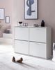 Wohnling Schuhschrank Holz Weiß 4 Fächer Bild 5