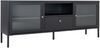 Lowboard >Dalby< in Schwarz, Metall - 160x60x35cm (BxHxT) Bild 3