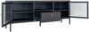 Lowboard >Dalby< in Schwarz, Metall - 160x60x35cm (BxHxT) Bild 5