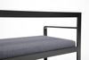 KETTLER OCEAN Casual Dining Eckset mit Tisch 112 x 112 cm und Bank anthrazit/grau Aluminium/Polyester 223 x 200 x 89 Bild 3