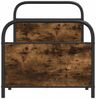 vidaXL Bettgestell ohne Matratze 80x200 cm Räuchereiche Holzwerkstoff 4100218 Bild 5