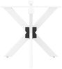 vidaXL Esstischbein in Spinnenform Weiß 85x85x(72-73) cm Stahl 4013121 Bild 4