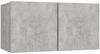 6-tlg. TV-Schrank-Set Betongrau Holzwerkstoff [3114617] Bild 5