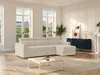 Vente-unique - VIZIR Sofa Stoff Beige - B 223 cm94 cm x H 110 cm95 cm x L 282 cm Bild 2
