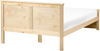 Bett mit Lattenrost DAUPHIN Kiefernholz Hellbraun 120 x 200 cm Bild 5