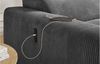 JOB 'Slider' Ecksofa, Cord grau, 277 x 187 x 80 cm Bild 3
