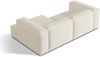Micadoni Ecksofa Nuria 3-Sitzer Rechts Boucle Elfenbein Bild 4