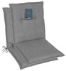 LILENO HOME Polsterauflage Niedriglehner, bequeme Sitzauflage für Gartenstühle, Stuhlkissen, (2 St, 2er Set), Gartenstuhl Auflage Hellgrau, Sitzpolster waschbar Bild 4