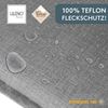 LILENO HOME Polsterauflage Niedriglehner, bequeme Sitzauflage für Gartenstühle, Stuhlkissen, (2 St, 2er Set), Gartenstuhl Auflage Hellgrau, Sitzpolster waschbar Bild 3