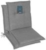 LILENO HOME Polsterauflage Niedriglehner, bequeme Sitzauflage für Gartenstühle, Stuhlkissen, (2 St, 2er Set), Gartenstuhl Auflage Hellgrau, Sitzpolster waschbar Bild 5