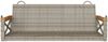 vidaXL Hängebank Grau 109x62x40 cm Poly Rattan 368153 Bild 4