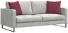vidaXL Sofakissen 2 pcs Weinrot 45 x 45 cm Stoff 42013914 Bild 3