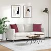 vidaXL Sofakissen 2 pcs Weinrot 45 x 45 cm Stoff 42013914 Bild 4