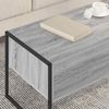vidaXL Couchtisch Graues Sonoma 100 x 46 x 40 cm Holzwerkstoff 886447 Bild 4